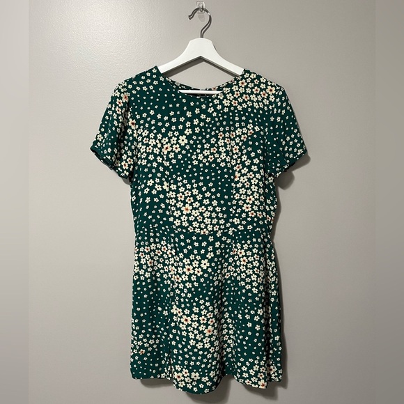 RVCA Camille Rowe Lido Floral Midi Short Sleeve Dress - Picture 4 of 15